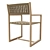 Bondi Teak Armchair: Ultimate Relaxation in Style 3D model small image 2