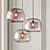 Catch Trio Rose Pendant Lamp 3D model small image 1