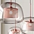 Catch Trio Rose Pendant Lamp 3D model small image 2