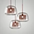 Catch Trio Rose Pendant Lamp 3D model small image 6