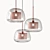 Catch Trio Rose Pendant Lamp 3D model small image 8