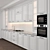 Modular Classic Kitchen: High-Quality Design 3D model small image 7