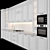 Modular Classic Kitchen: High-Quality Design 3D model small image 13