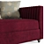 Elegant Schary 3-Seater Sofa 3D model small image 2