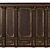 Versatile Wooden Wall Panels: Boiserie INT-030 3D model small image 2