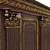 Versatile Wooden Wall Panels: Boiserie INT-030 3D model small image 3