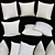 Textured Sofa Pillows 3D model small image 2