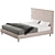 Scandi Love Bed 3D model small image 3