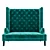 Eichholtz Sofa Spectator: Glamour and Luxury in Your Home 3D model small image 1