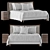 Luxury Sleep Oasis: Hotel Bed 3D model small image 4