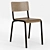 Retro Style Ava School Chair 3D model small image 1