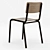 Retro Style Ava School Chair 3D model small image 2