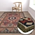 Luxury Carpets Set 3D model small image 5