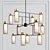 Elegant Osman 12-Light Chandelier 3D model small image 2