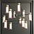 Elegant Osman 12-Light Chandelier 3D model small image 4