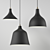 Karman T-Black Ceramic Pendant Lamps 3D model small image 1