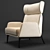 Modern Hidea Lounge Chair: Stylish & Comfortable 3D model small image 2