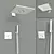 Grohe Rainshower: SmartControl Shower Set 3D model small image 1