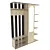 Compact Hallway Storage with Hooks and Shelves 3D model small image 2