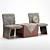 Fabric Love Chair: Stylish and Comfortable 3D model small image 6