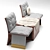 Fabric Love Chair: Stylish and Comfortable 3D model small image 14