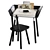 Streamline Writing Desk 3D model small image 4