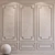 Elegant Silver Gray Molding Plaster 3D model small image 1