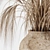 Decorative Dried Pampas Grass 3D model small image 2