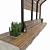 Modern 3D Bench with Textures 3D model small image 3