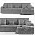 Modern Corner Sofa Karato 02 3D model small image 5