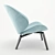 Contemporary Comfort in Armchair Eden 3D model small image 4