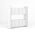 Elegant Ohm Wall Cabinets 3D model small image 2