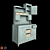 Cozy Cubby Hutch 3D model small image 1
