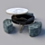 Elegant Chaji Coffee Table 3D model small image 6