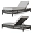 Restoration Hardware Verona Chaise || Stylish Reclining Lounger 3D model small image 1