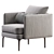 Auburn Comfort Chair: Stylish & Ergonomic 3D model small image 3