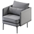 Auburn Comfort Chair: Stylish & Ergonomic 3D model small image 5