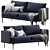 Auburn Sofa: Modern Comfort in Auburn 3D model small image 1