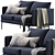 Auburn Sofa: Modern Comfort in Auburn 3D model small image 2
