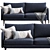 Auburn Sofa: Modern Comfort in Auburn 3D model small image 3