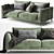 Contemporary BoConcept Fargo Sofa 3D model small image 1