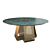 Elegant Alyson Round Dining Table 3D model small image 1