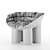 Faye TOOGOOD Roly-Poly Chair: Sleek Fibreglass Seating 3D model small image 2