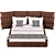 Title: Visionnaire Palau Large Bed 3D model small image 6