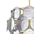 Elegant Evelyn Chandelier - Arteriors 3D model small image 3