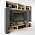 Modern TV Shelf Unit - 3D Max, V-Ray 3D model small image 2