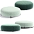 Elegant Poliform New York Pouf 3D model small image 3