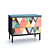 Geometric Wood Dresser 3D model small image 1