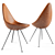 Elegant Fritz Hansen Drop Chair 3D model small image 2