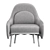 Modern Corolla Chair 272: Stylish Seating Solution 3D model small image 3